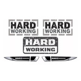 Adesivo Strada Aplique Resinado Kit Hard Working Traseiro