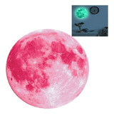 Adesivo Super Lua 20cm rosa
