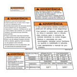 Adesivo Suzuki Gsxr 1000 15 16 Etiqueta Advertência Kit Etq3 Cor Etiquetas Gsxr 1000