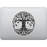 Adesivo Tablet Notebook Pc Árvore Redonda Mandala