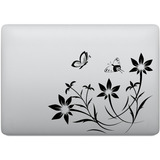 Adesivo Tablet Notebook Pc Jardim Flores E Borboletas