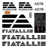 Adesivo Trator Esteira Fiatallis Ad7b