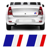 Adesivo Tuning Bandeira França Peugeot Citroen