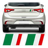Adesivo Tuning Bandeira Italia Fiat 500