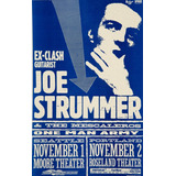 Adesivo Vintage Joe Strummer 1999 Concert 33 Cm X 48 Cm