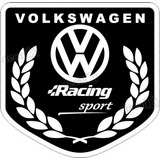 Adesivo Volkswagen Racing Sport Resinado Res06