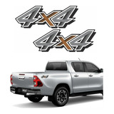 Adesivos 4x4 Hilux Toyota 2021 Emblema Lateral Modelo