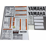 Adesivos Advertencia Antiga Yamaha Dt 200