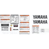 Adesivos Advertencia Antiga Yamaha Dt 200 Dt 200r Todas