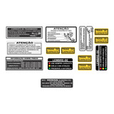 Adesivos Advertência Honda Cg 125 1996 A 1999