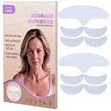 Adesivos Anti Rugas Para Rosto- Kit Com 2 Pacotes- 5 Peças Cada- Silicone Cirúrgico Lavável