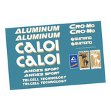 Adesivos Antiga Caloi Aluminum Andes Sport
