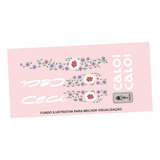 Adesivos Antiga Caloi Ceci Flores Letras Brancas
