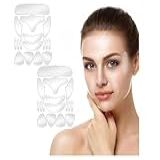 Adesivos Antirrugas Para Rosto- Kit Com 16 Unidades De SILICONE DE VERDADE Transparente- Tratamento Facial Previne Rugas- Reutilizável Até 30 Vezes- Flexível E Confortável- Fita Noturna Antienvelhecimento- BELLA GRACCE