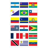 Adesivos Bandeira América Do Sul 9