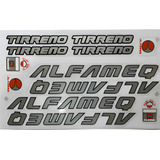 Adesivos Bicicletas Aluminum Alfameq Tirreno Cor Prata