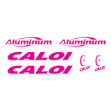 Adesivos Caloi Aluminum Rosa