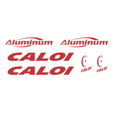 Adesivos Caloi Aluminum Vermelho Mtb Montain