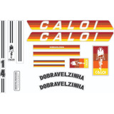 Adesivos Caloi Berlinetinha Dobravelzinha 1983 Laranja