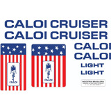 Adesivos Caloi Cruiser Light Americana Azul Frete Gratis