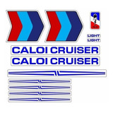 Adesivos Caloi Cruiser Light Azul Metaliz Frete Grátis
