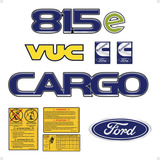 Adesivos Caminhão Cargo 815e Vuc Emblemas Completo Genérico