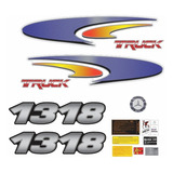 Adesivos Caminhão Mercedes Benz 1318 Truck Emblema Resinado