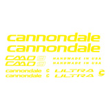 Adesivos Cannondale Caad 9 Ultra Amarelo Speed Bike