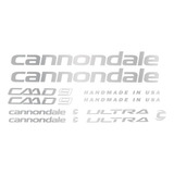 Adesivos Cannondale Caad 9 Ultra Prata Speed Bike