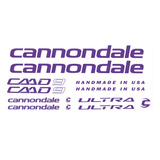 Adesivos Cannondale Caad 9 Ultra Roxo violeta Speed Bike