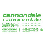Adesivos Cannondale Caad 9 Ultra Verde Speed Bike