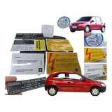 Adesivos Celta Kit Completo Cofre Frente tanque Para brisa