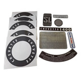 Adesivos Chevette Tubarão 7377 Motor Volante Calotas Kit 1