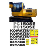 Adesivos Compatível Escavadeira Komatsu Pc150se