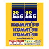 Adesivos Compatível Motoniveladora Komatsu Gd555 R428
