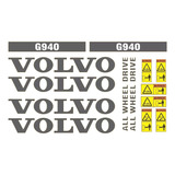 Adesivos Completo Motoniveladora Compatível Com Volvo