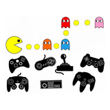 Adesivos De Parede Joystick Decoração Xbox Atari Playstation