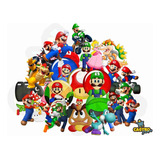 Adesivos Decorativo Super Mario Bros 30 Unidades