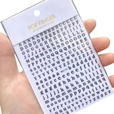 Adesivos Decorativos Letras De Resina Epóxi 1 Peças 0 5cm