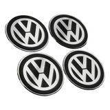Adesivos Emblema Roda Resinado Volkswagen 90mm