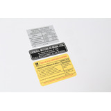 Adesivos Etiquetas De Advertência Motor Chevrolet Prisma Corsa Celta Montana Etmt5 Kit Frete Fixo Fgc