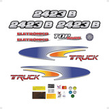 Adesivos Faixa Caminhão 2423 B Mb Mercedes Truck Generico