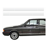 Adesivos Faixas Lateral Compatível Passat Gts Pointer R834 Cor Prata