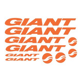 Adesivos Giant Montain Bike Mtb Bmx Speed Laranja