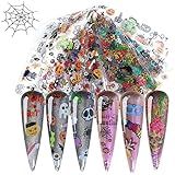 Adesivos Holográficos De Transferência De Folha De Unha Folhas De Esmalte De Halloween Kawaii Folhas De Papel Estrelado Folhas De Transferência De Papel Estrelado Suprimentos Para Unhas Fofas Para Cola De Transferência De Unhas Decoração De Filme De Manicure Feminino