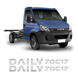 Adesivos Laterais Caminhão Iveco Daily 70c17 2 Und Cor Prata