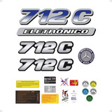 Adesivos Mb 712 C Eletrônico Caminhão Mercedes Benz Genérico