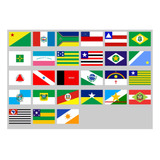 Adesivos Mini Bandeira Estados Brasileiros 27