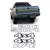 Adesivos Mitsubishi L200 Sport 4x4 Hpe