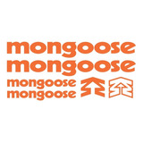Adesivos Mongoose Laranja Mtb Bmx